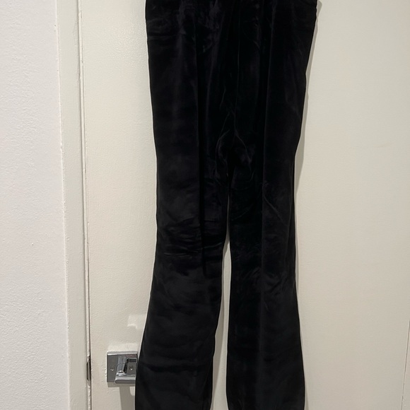 Rodarte velvet sweatpants-black - Picture 3 of 3